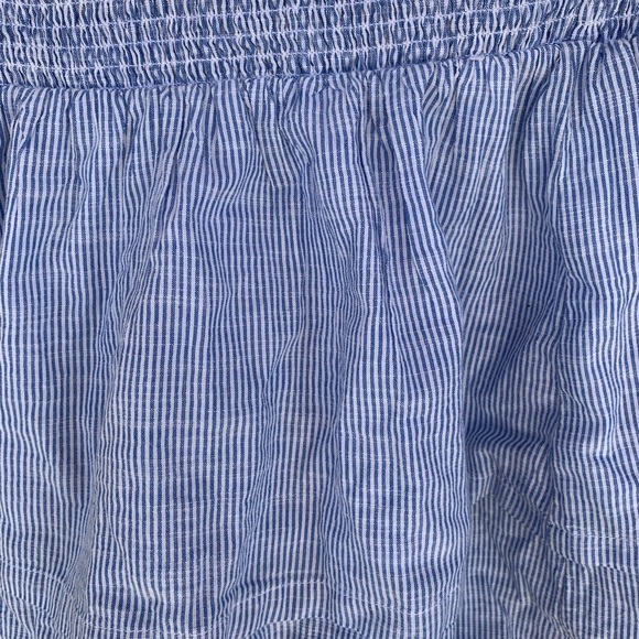 H&M blue and white striped layered skirt. NWT - Picture 2 of 3